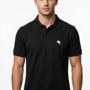 PR48|| Black || 100% Cotton T-Shirt