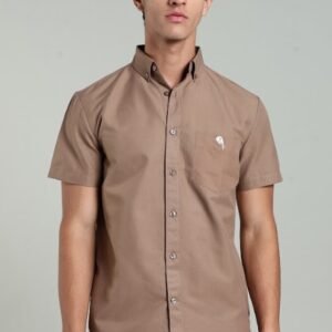 LS 002||BROWN|| Half Sleeve Shirt