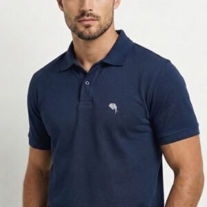 PR46|| NAVY|| 100% Cotton T-Shirt