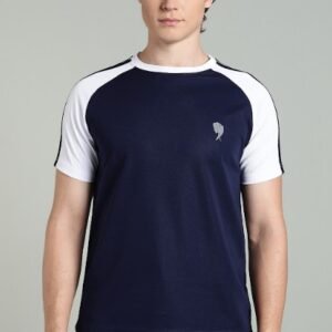 RHS002|| NAVY|| Round Neck Half Sleeve