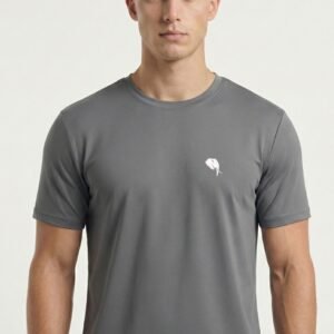 RHS02A|| DARK GREY|| Round Neck Half Sleeve