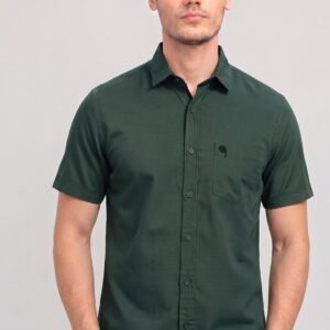 LS 005||OLIVE||Half Sleeve Shirt